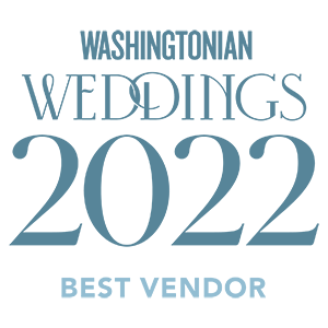 Washingtonian Weddings Best Vendor 2022 (White)